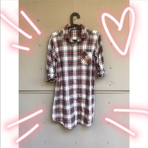 Ralph Lauren Plaid Flannel Dress / Sleepshirt